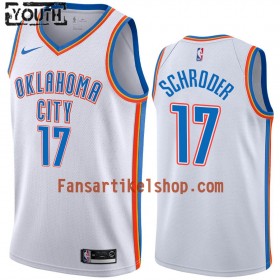 NBA Oklahoma City Thunder Trikot Dennis Schroder 17 Nike 2019-2020 Association Edition Swingman - Kinder